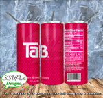 TAB 20 OZ Skinny TumblerD Digital Design