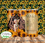 I AM Woman with Bible 20 and 30 OZ Skinny Tumbler straight Digital