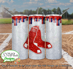 Baseball Glitter Collection  20 oz and 30 OZ Skinny TumblerD Digital Design