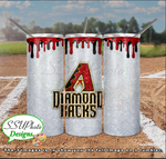 Baseball Glitter Collection  20 oz and 30 OZ Skinny TumblerD Digital Design