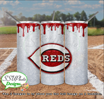 Baseball Glitter Collection  20 oz and 30 OZ Skinny TumblerD Digital Design