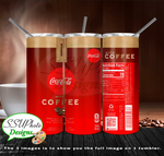 Coke Coffee Collection 20 oz and 30oz OZ Skinny TumblerD Digital Design