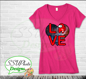 Love is Among us Shirt Design Digital Design