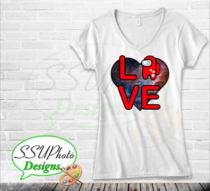 Love is Among us Shirt Design Digital Design