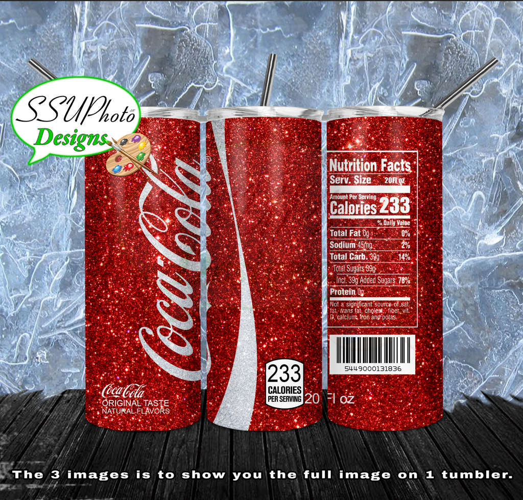 Cola Classic 20 oz and 30oz OZ Skinny TumblerD Digital Design