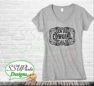 cowgirl Shit Shirt Design Digital Design