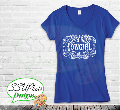cowgirl Shit Shirt Design Digital Design