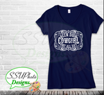 Cowgirl Shit V-neck T-Shirts