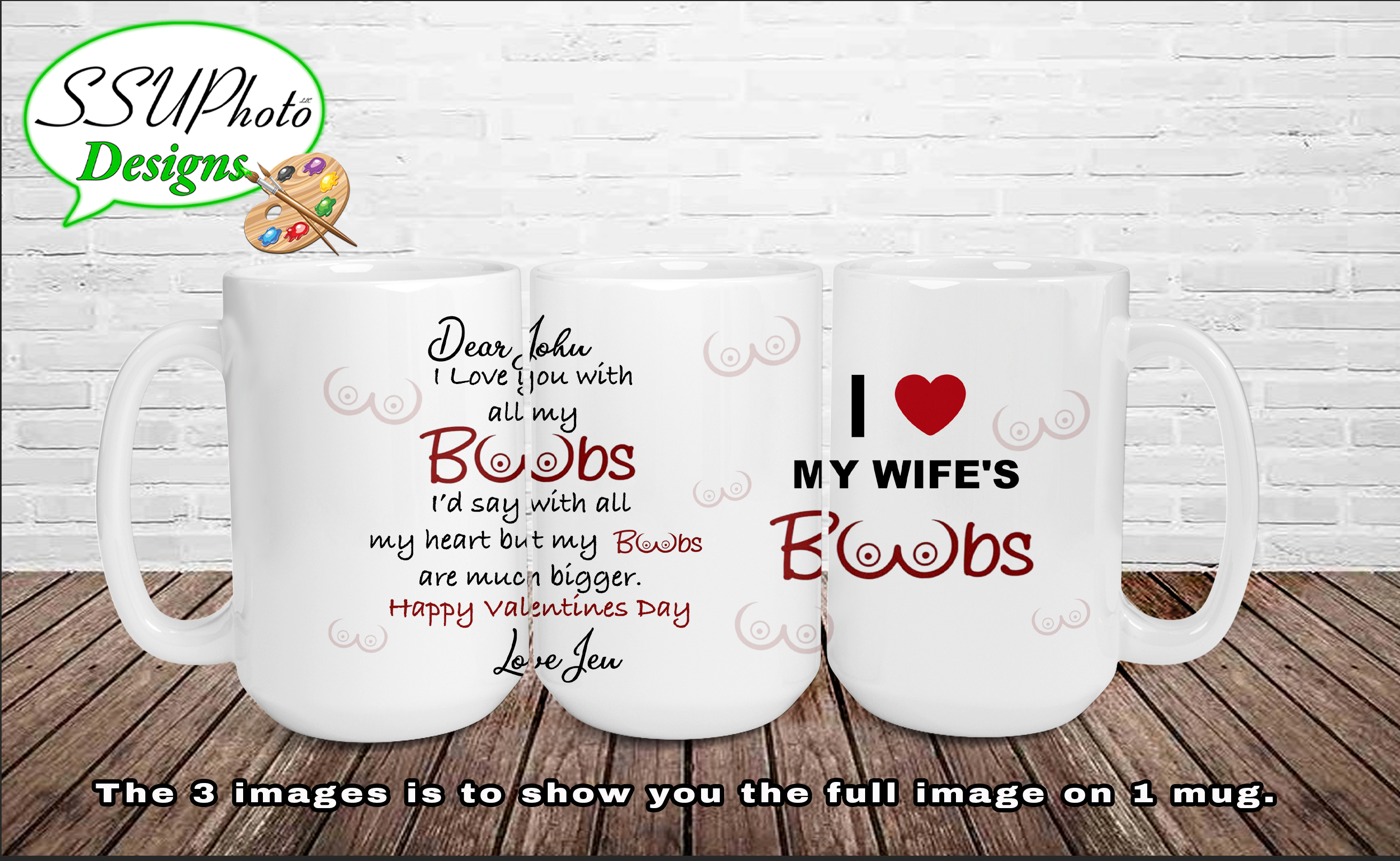 My boobs are bigger than my heart Mug