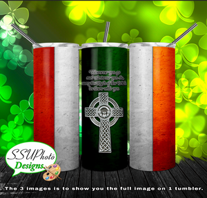 Luck of the Irish 20 oz and 30oz OZ Skinny TumblerD Digital Design