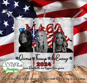 MAGA 2024 20 oz and 30oz OZ Skinny TumblerD Digital Design