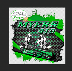Myers Racing Shirt Design Digital Design