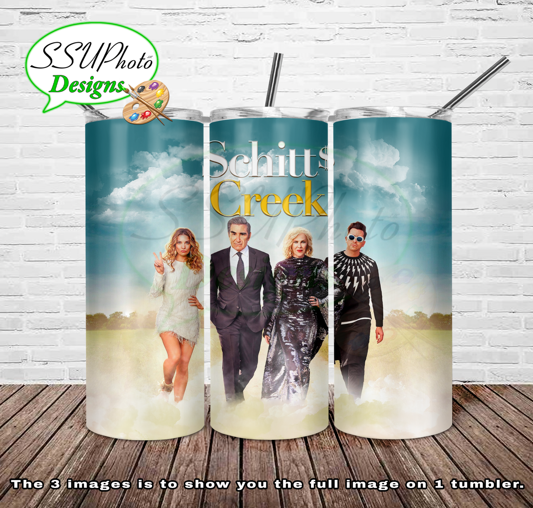 Schitts Creek 20 oz and 30oz OZ Skinny TumblerD Digital Design