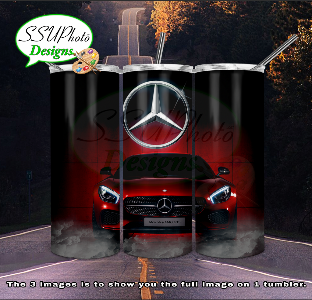 Benz2 20 oz and 30oz OZ Skinny TumblerD Digital Design