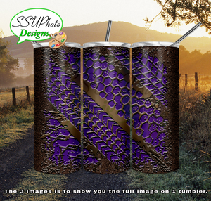 Mud tracks Multiple Colors 20 oz and 30oz OZ Skinny TumblerD Digital Design