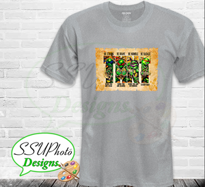 TNMNT Be Strong Shirt Design Digital Design