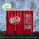 DrPeper 20 oz and 30oz OZ Skinny TumblerD Digital Design