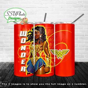 Nubia WW 20 oz and 30oz OZ Skinny TumblerD Digital Design