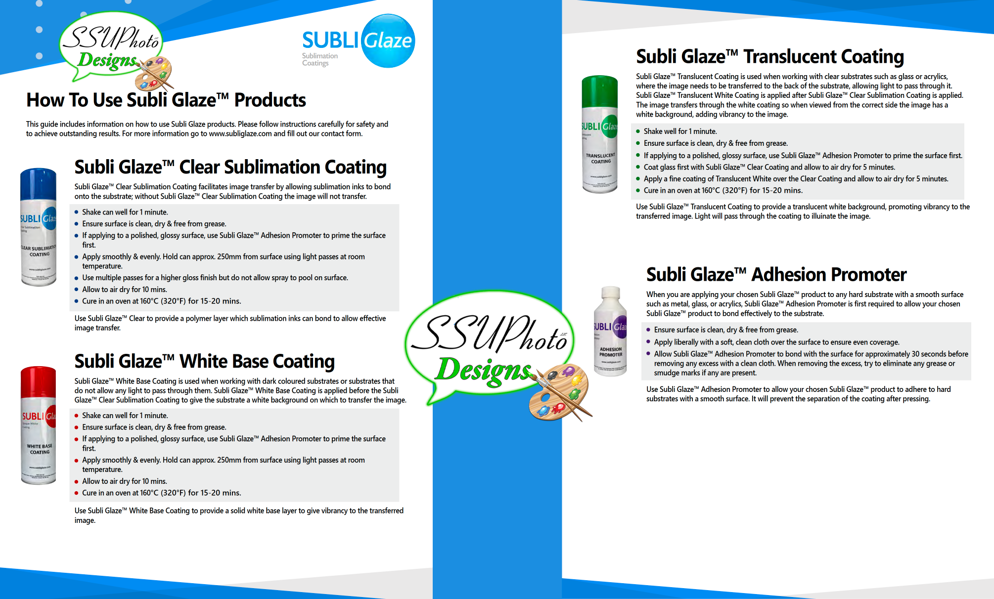 SUBLI GLAZE™ KIT without UV or Matte