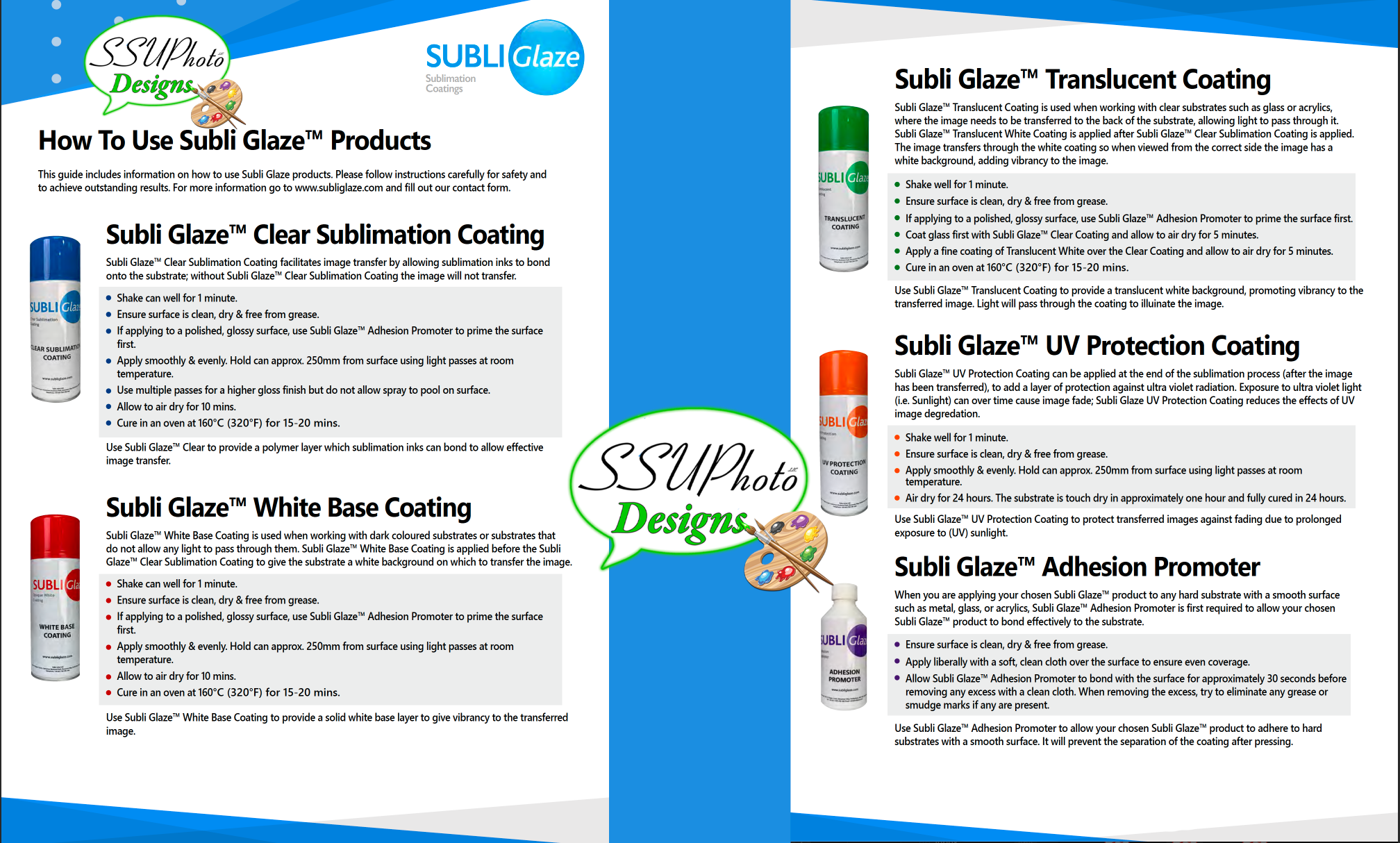 SUBLI GLAZE™  Gloss KIT without Matte