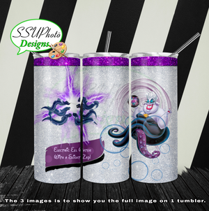 Villains Water  20 oz and 30oz OZ Skinny TumblerD Digital Design