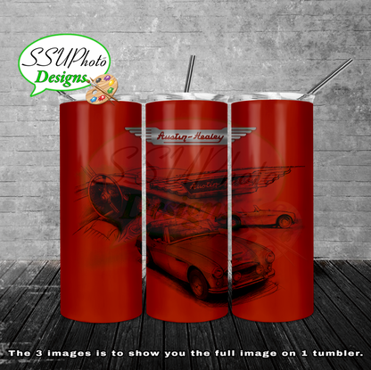 Austin healey Collection 20 oz and 30oz OZ Skinny TumblerD Digital Design