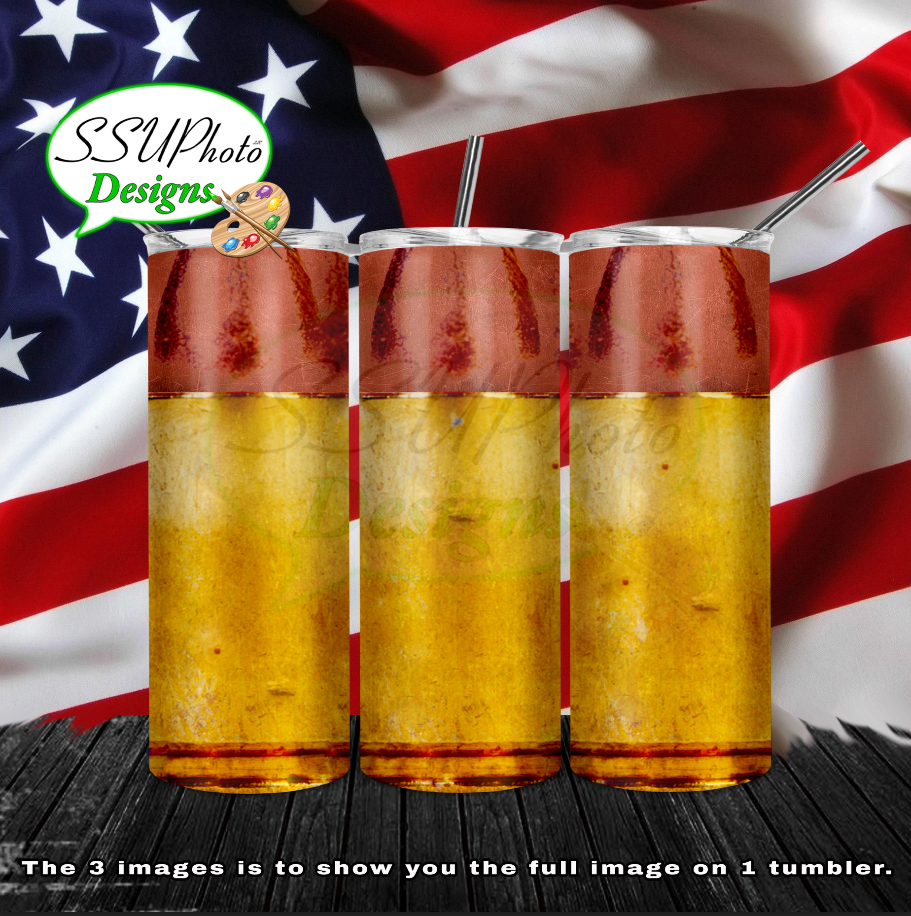 Bullet 20 oz and 30oz OZ Skinny TumblerD Digital Design