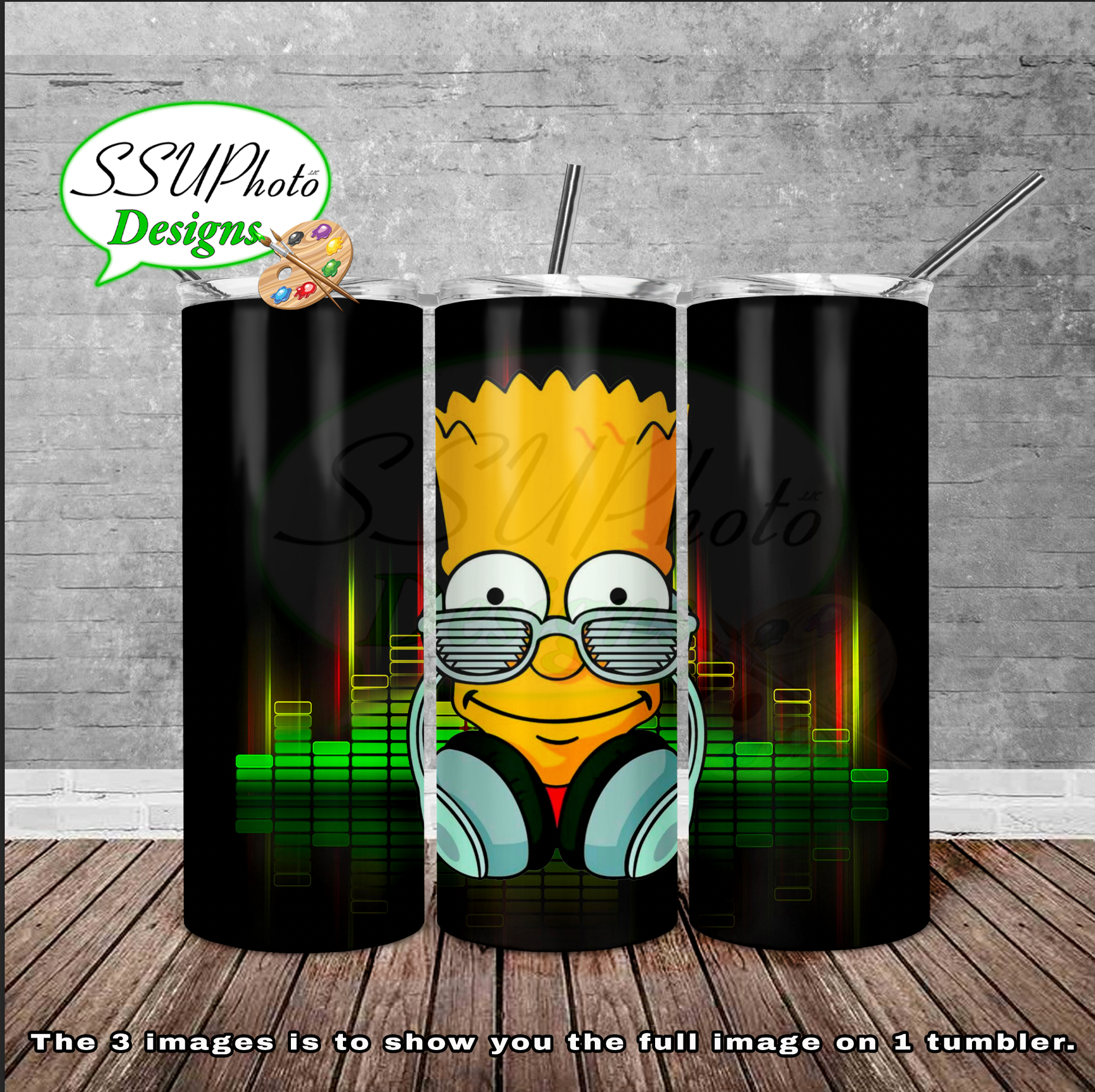 Bar Dj 20 oz and 30oz OZ Skinny TumblerD Digital Design