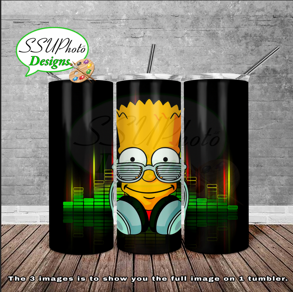 Bar Dj 20 oz and 30oz OZ Skinny TumblerD Digital Design