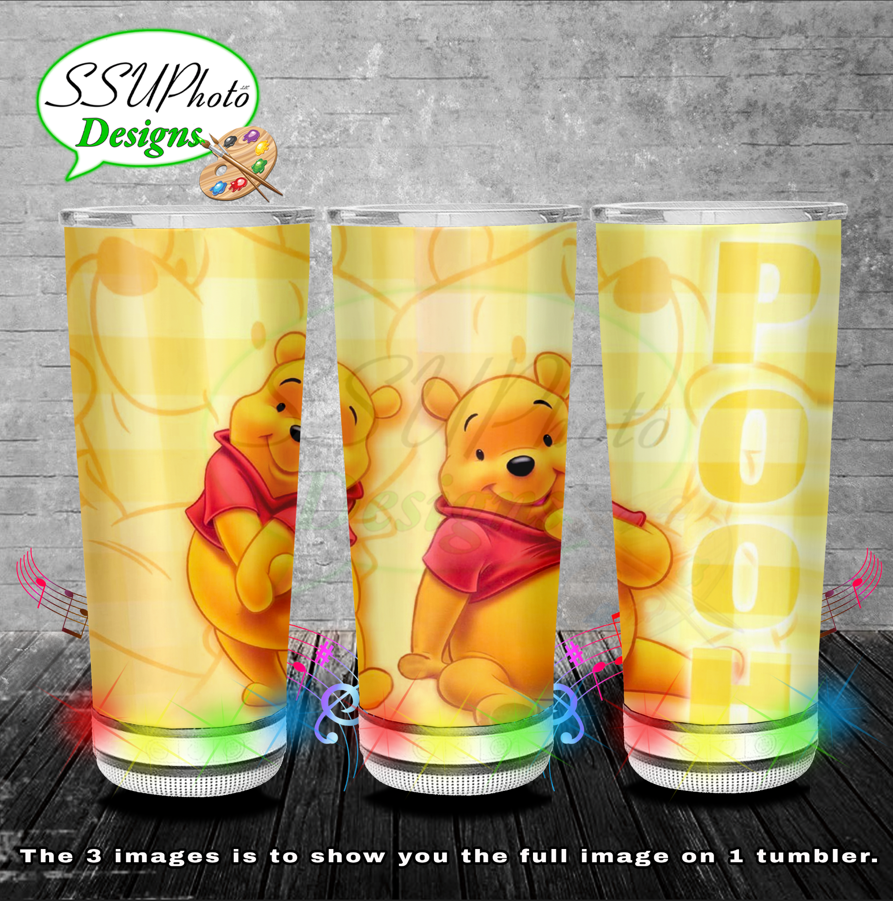 Pooh BT Speaker TumblerD Digital Design