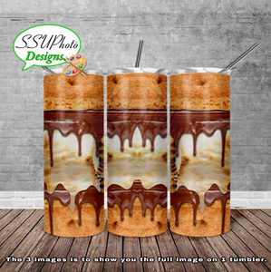 S'mores  20 oz and 30oz OZ Skinny TumblerD Digital Design
