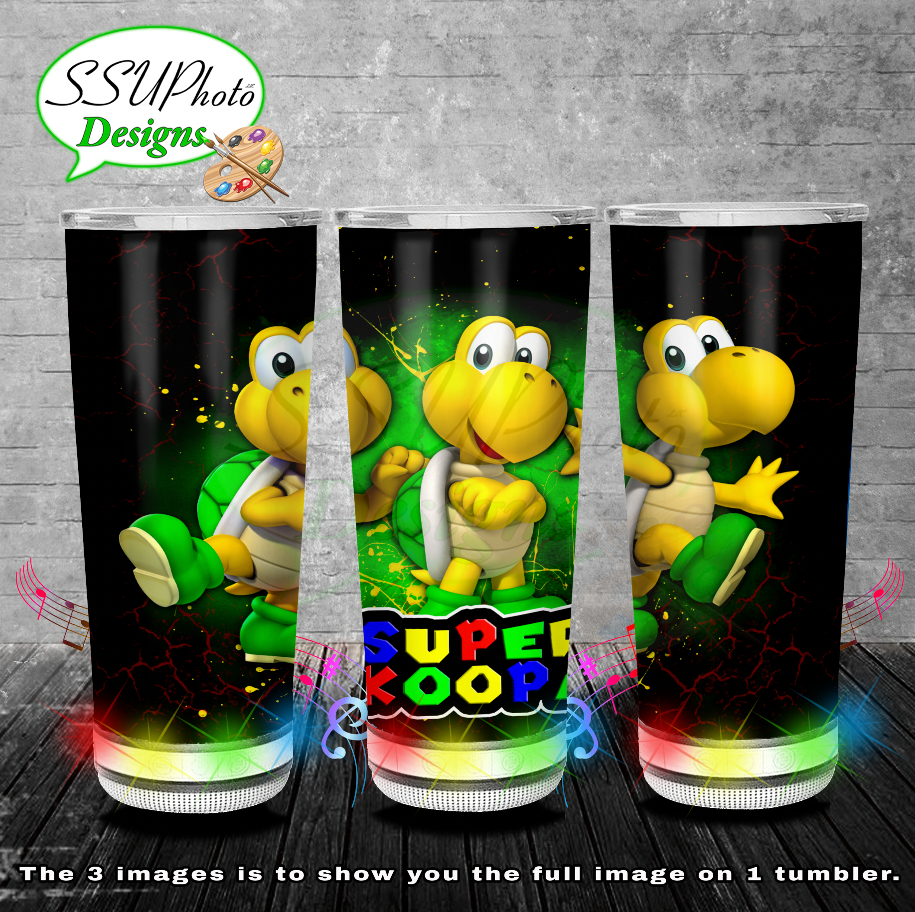 SuperKoopa BT Speaker TumblerD Digital Design