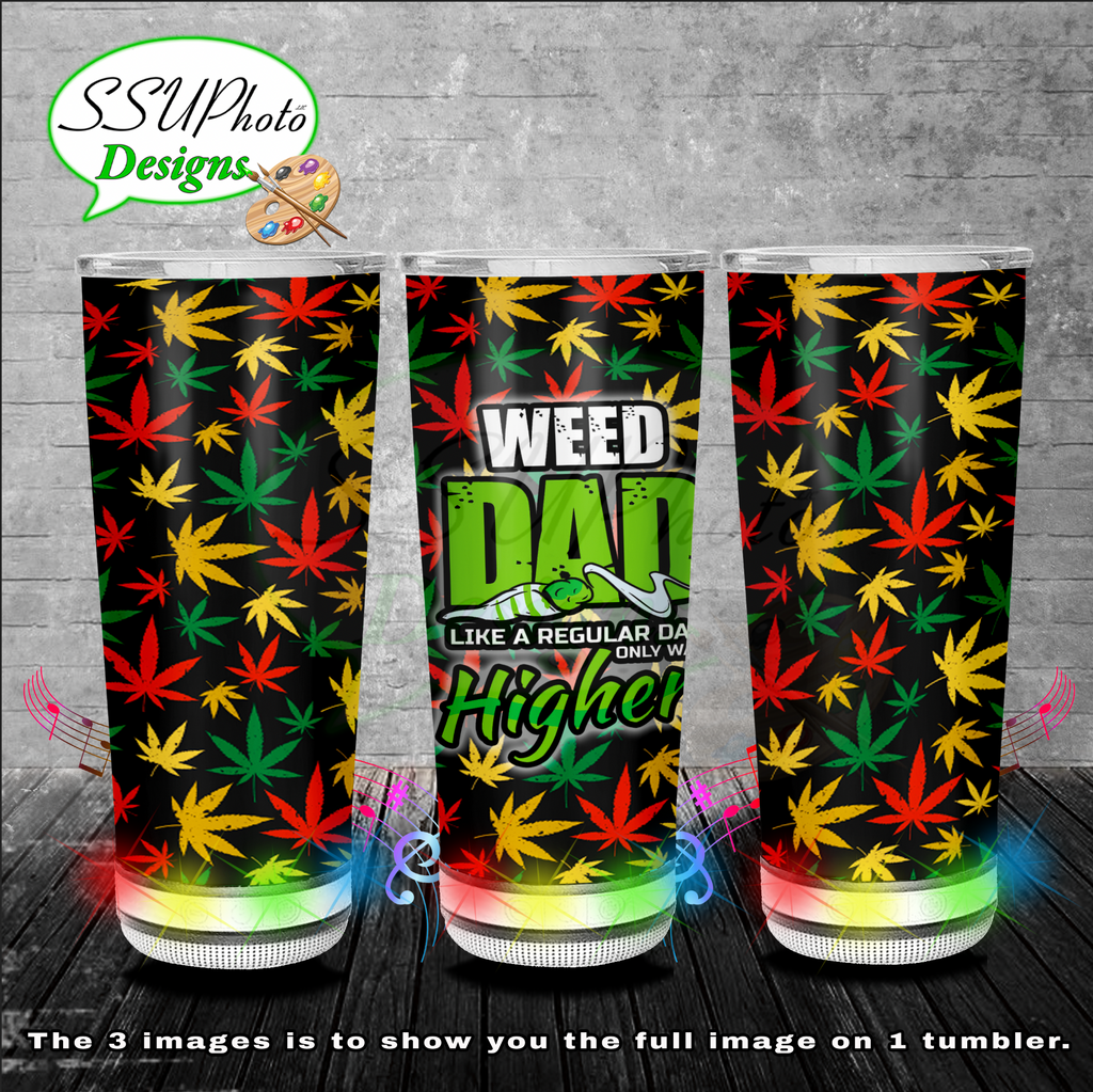 Weed Dad BT Speaker TumblerD Digital Design