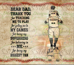Thanks Dad Baseball Personalized  BT Speaker TumblerD Digital Design