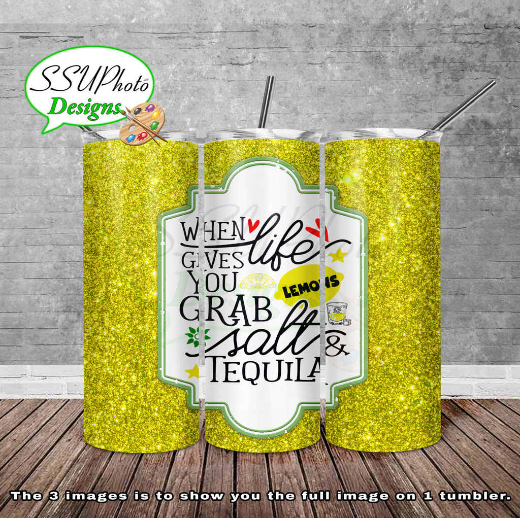 Life Gives You Lemons 20 oz and 30oz OZ Skinny TumblerD Digital Design