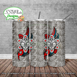 PR tribal sun 20 oz and 30oz OZ Skinny TumblerD Digital Design