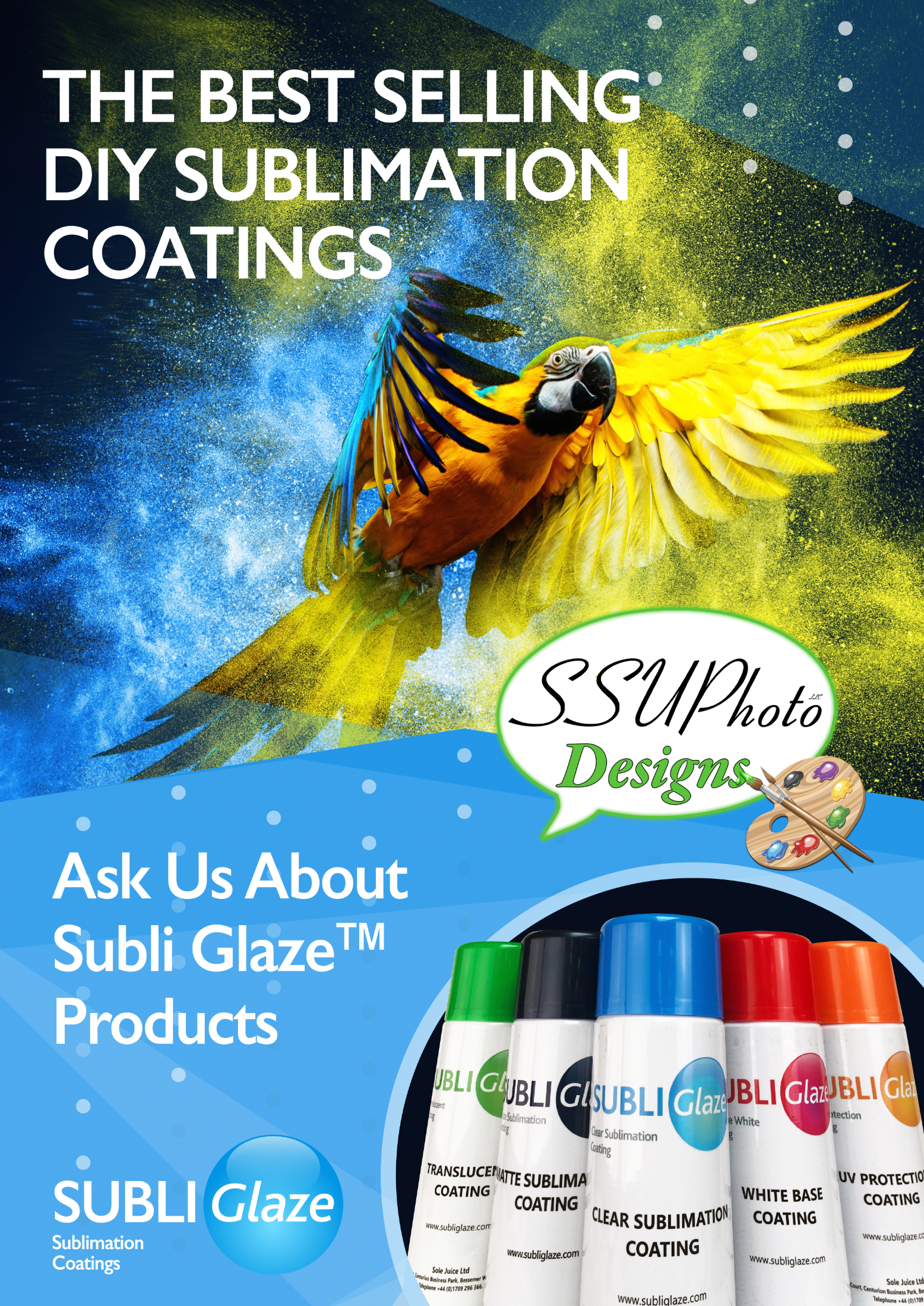 SubliGlaze sublimation clear matte Coating sublimation coating