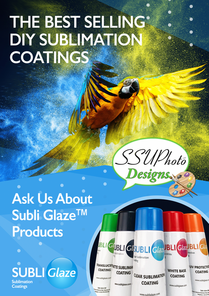Heat Transfer Source UV Protection Coating Subli Glaze is the only  do-it-yourself sublimation coating solution designed to enable sublimation