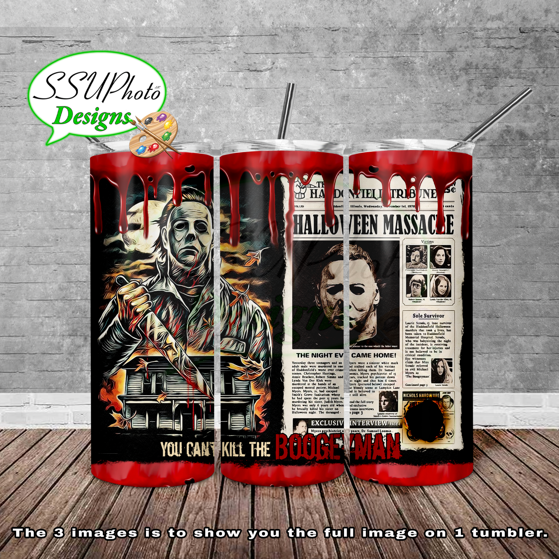 Myers 20 oz and 30oz OZ Skinny TumblerD Digital Design