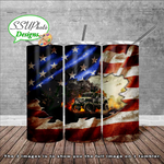 American Jeep 20 oz 30oz and BT gen2 Skinny TumblerD Digital Design