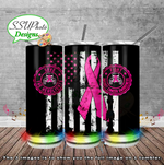 Jeep against Breast Cancer 20 oz 30oz and BT gen2 Skinny TumblerD Digital Design