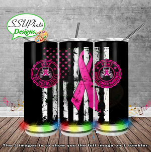 Jeep against Breast Cancer 20 oz 30oz and BT gen2 Skinny TumblerD Digital Design