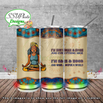 Yoga Girls Sage & Hood 20 oz 30oz and BT gen2 Skinny TumblerD Digital Design