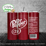 DrpepReg 20 oz 30oz and BT gen2 Skinny TumblerD Digital Design