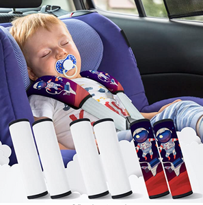 Personalized Car seat belt covers set of 2