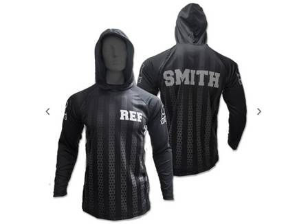 HOODED T-SHIRT WITH GAITER LONG SLEEVE 6oz