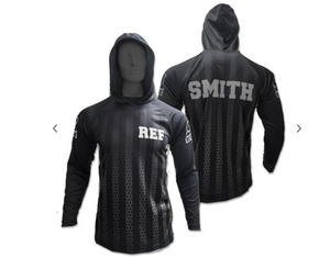 HOODED T-SHIRT WITH GAITER LONG SLEEVE 6oz