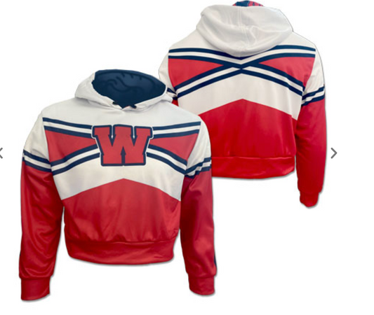 CROP TOP HOODIE 9oz POLYESTER