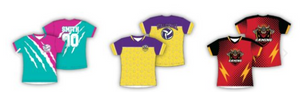 LADIES DOUBLE COLLAR TEE