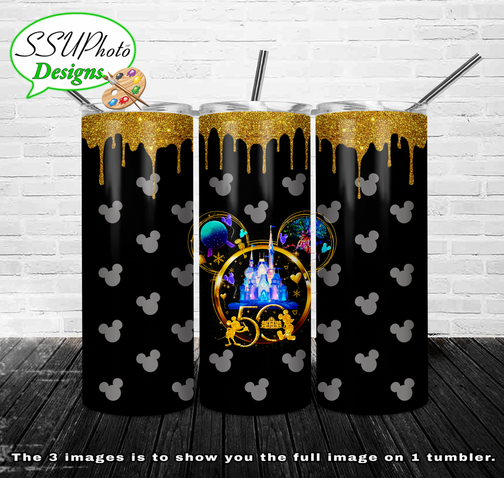 D50th 20 oz, 30oz, 17oz BT, and 20ozBT Skinny TumblerD Digital Design